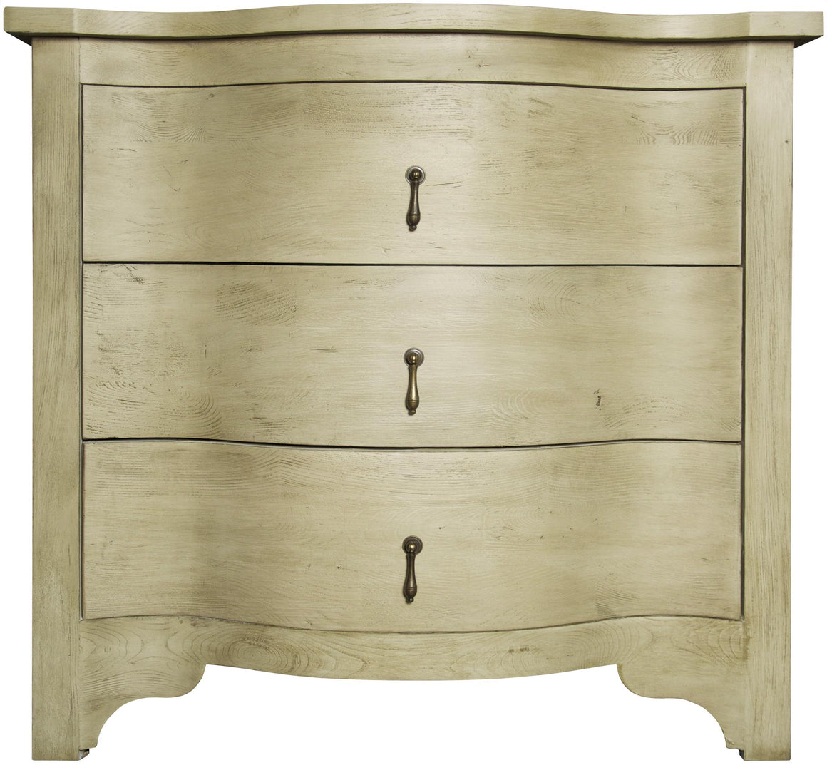 Noir Curved Front Side Table