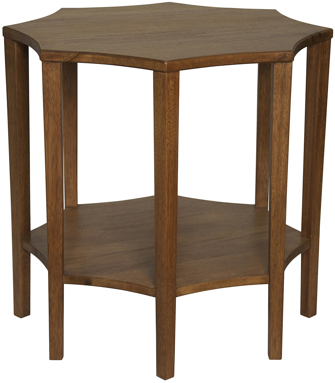 Noir Ariana Side Table - Dark Walnut