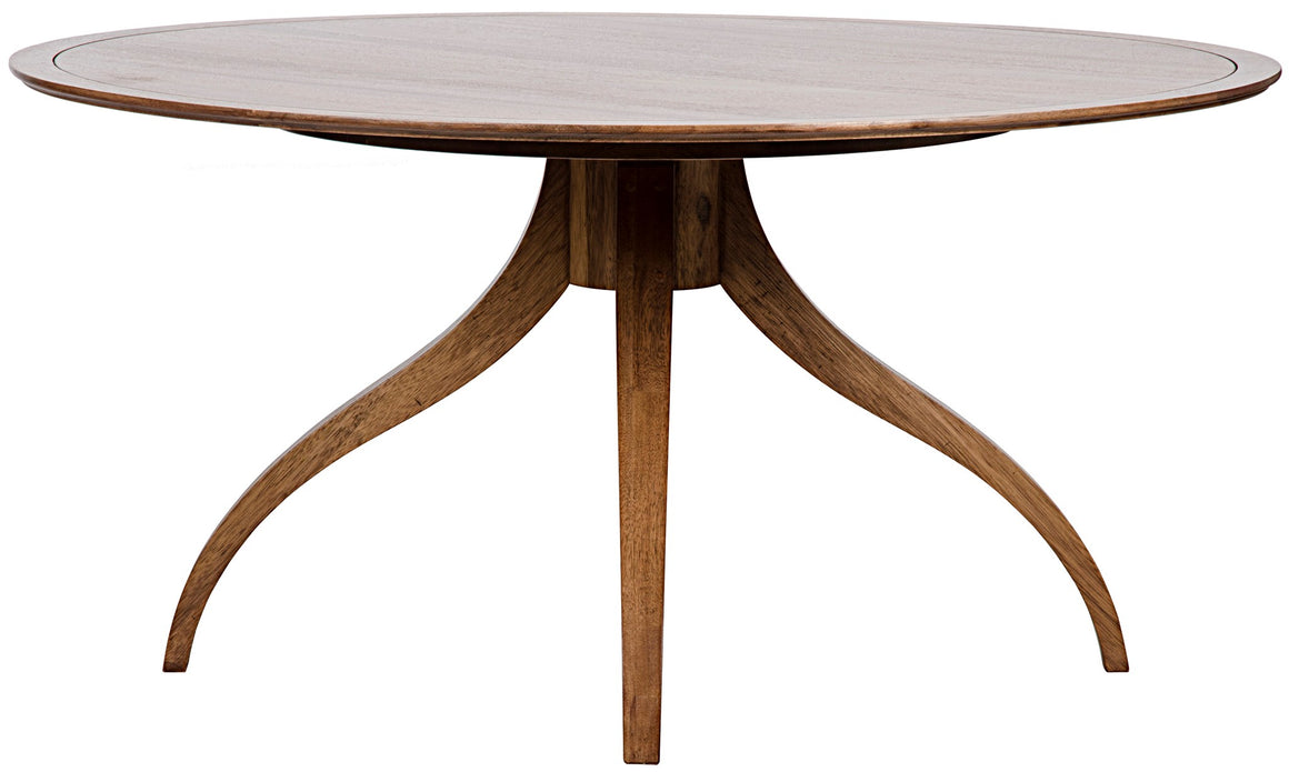 Noir 60" Vera Dining Table - Dark Walnut