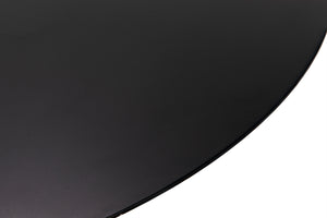 Vesuvius Dining Table - Black Metal