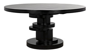 Hugo Dining Table - Hand Rubbed Black