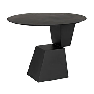 Round Pieta Table, Black Steel