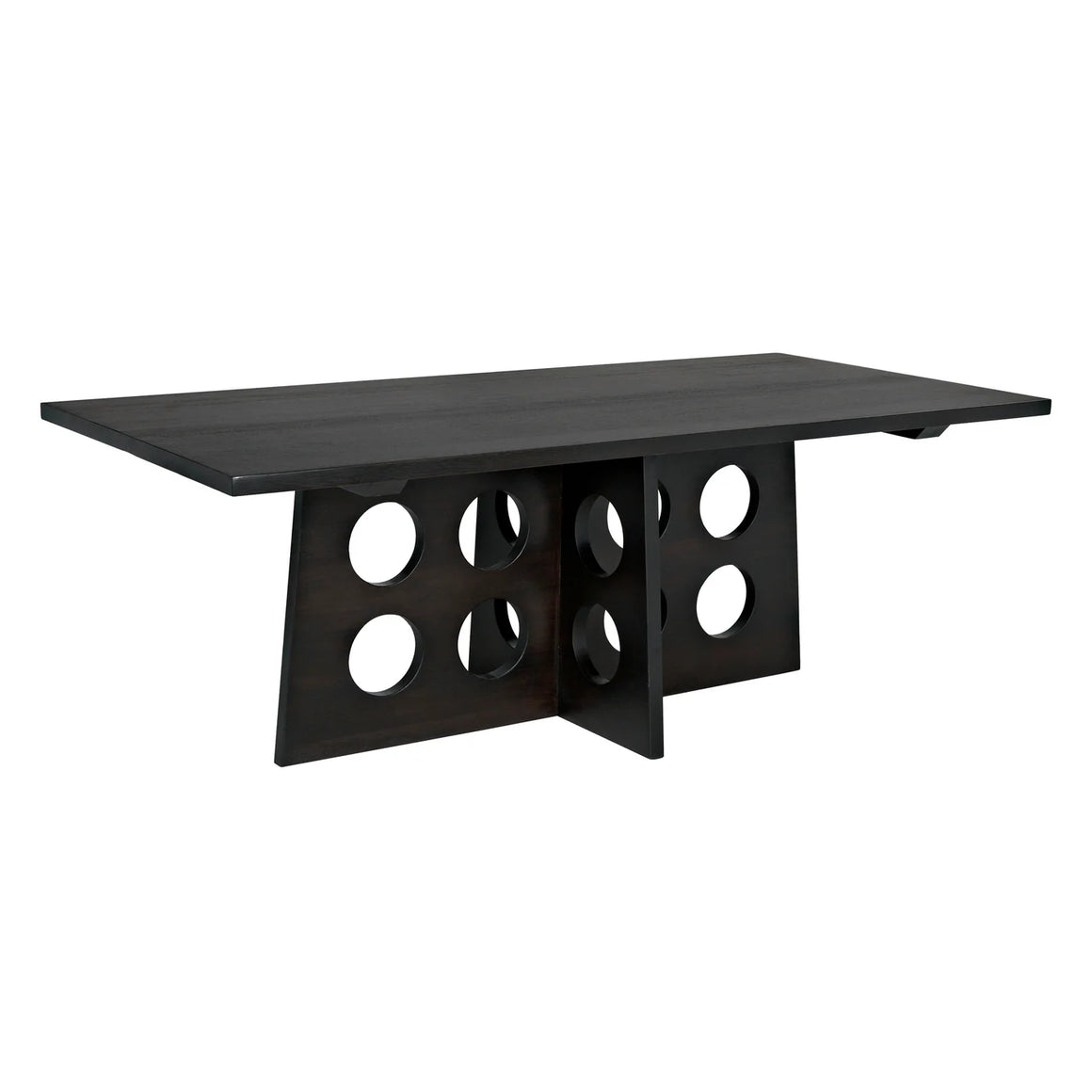 Carlo Dining Table, Ebony Walnut