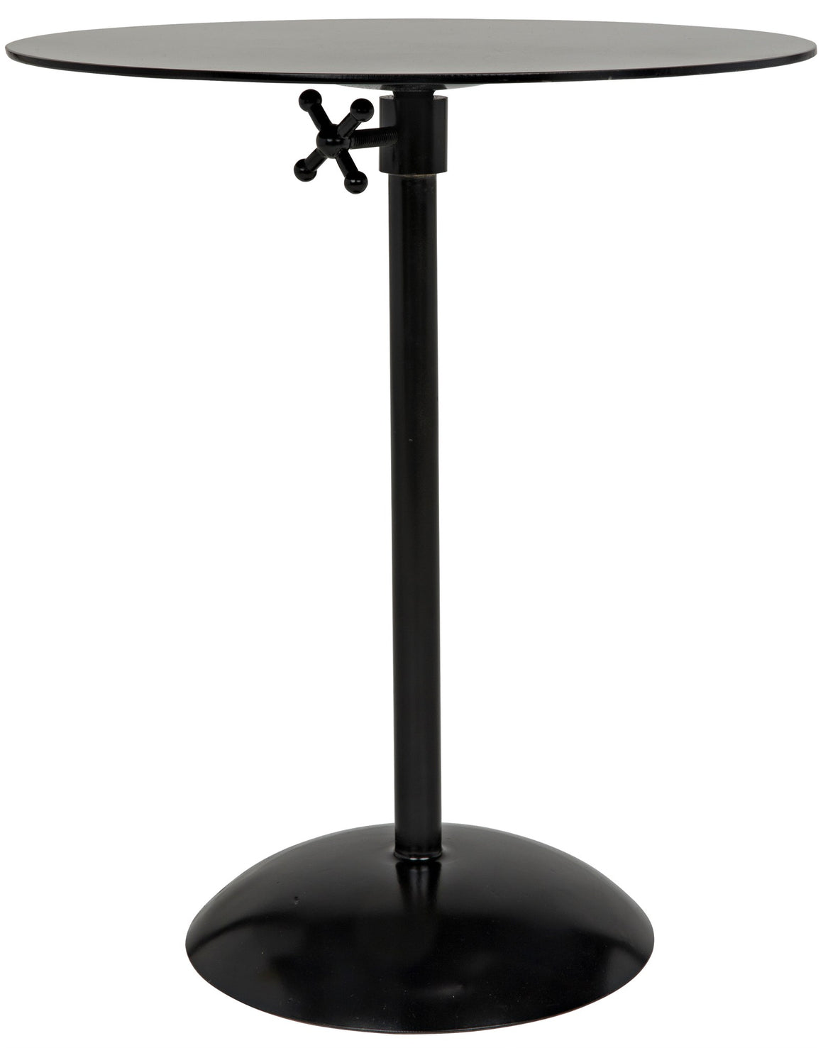 Noir Felix Side Table - Black Metal