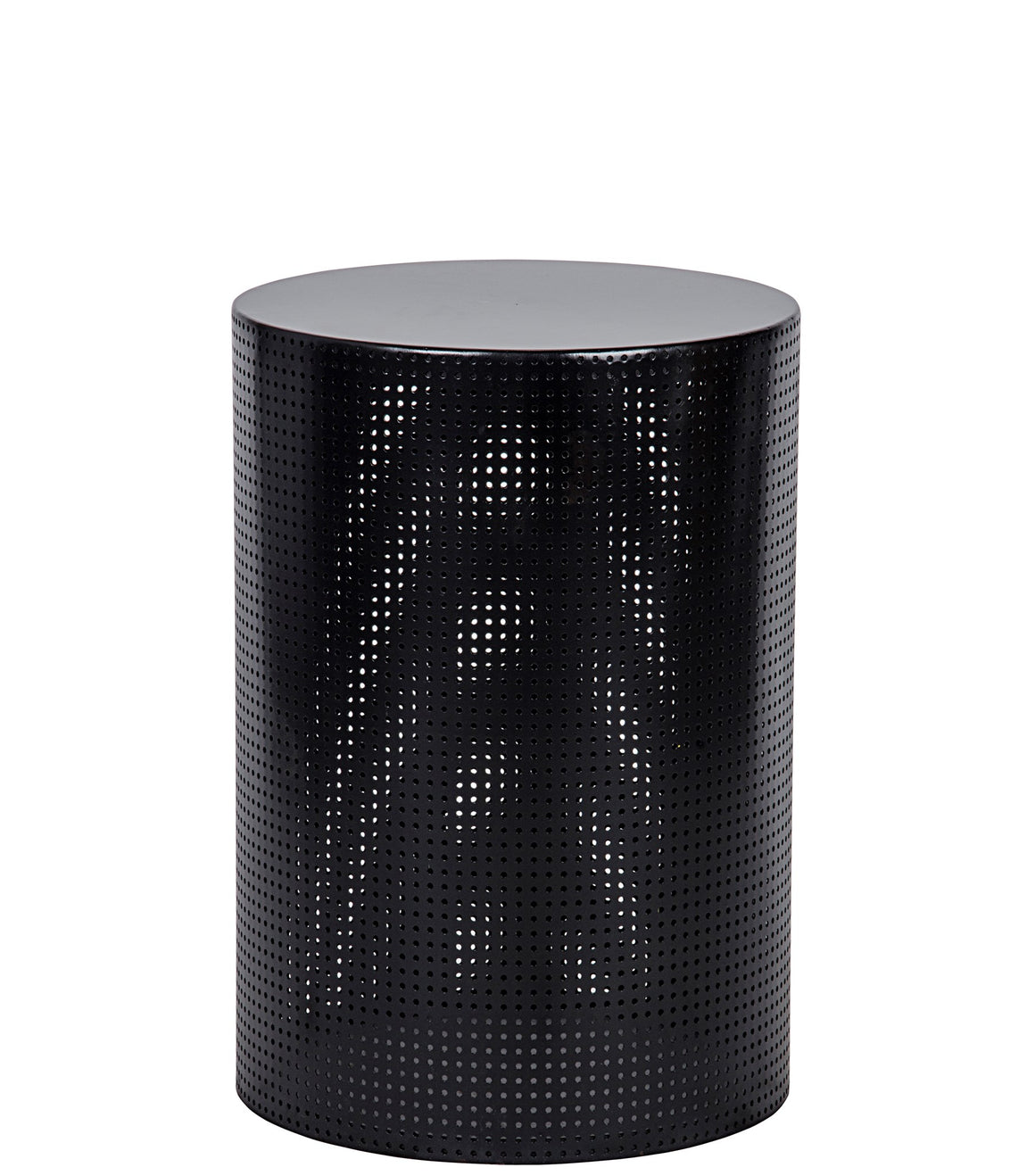 Noir Dixon Side Table - Black Metal - Small