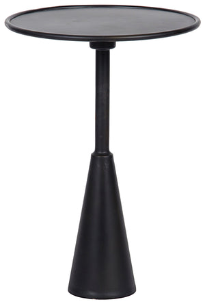 Noir Hiro Side Table - Black Metal