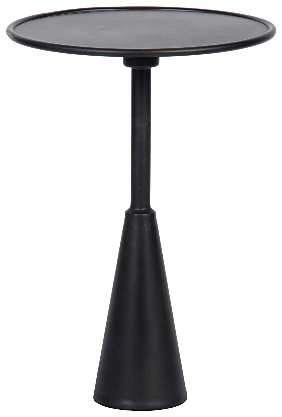 Noir Hiro Side Table - Black Metal