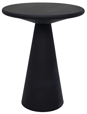 Noir Idiom Side Table - Black Metal