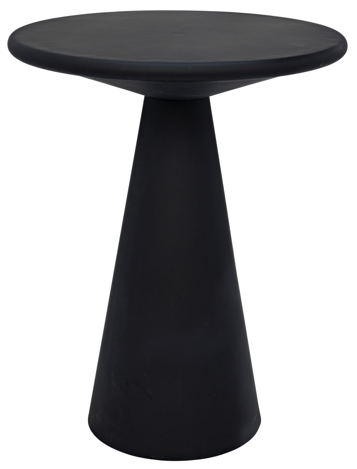 Noir Idiom Side Table - Black Metal