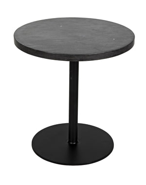 Noir Ford Stone Top Side Table - Low