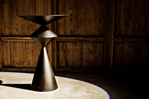 Zasa Side Table - Black Metal