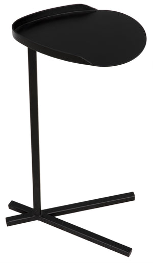 Golem Side Table - Black Metal