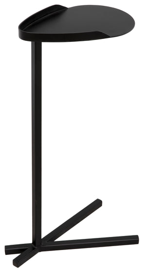 Golem Side Table - Black Metal