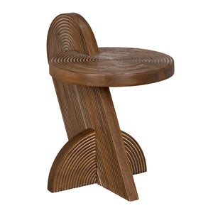 Saturn Side Table, Dark Walnut