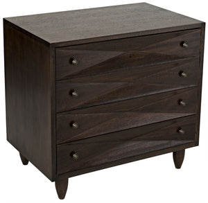 Diamond Chest - Ebony Walnut