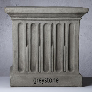 Cast Stone Beveled Songbird Fountain - Greystone (Additional Patinas Available)