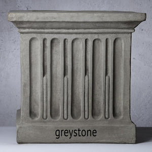 X-Large Cast Stone Cube Planter - Greystone (14 finishes available)