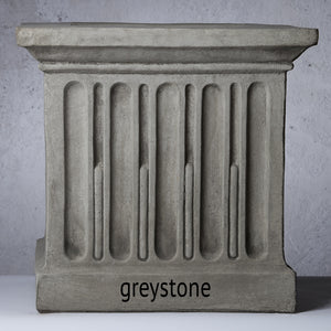 Extra Large Cast Stone Low Tribeca Planter - Greystone (Additional Patinas Available)