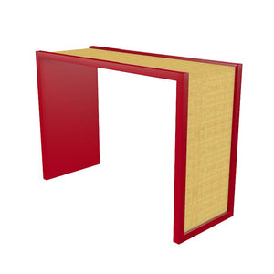 Harbour Island Lacquer Console – Red (Additional Colors Available)