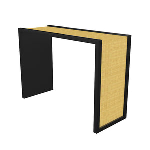 Harbour Island Lacquer Console – Black (Additional Colors Available)