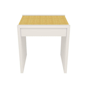 Harbour Island 1-Drawer Lacquer Side Table – White (Additional Colors Available)