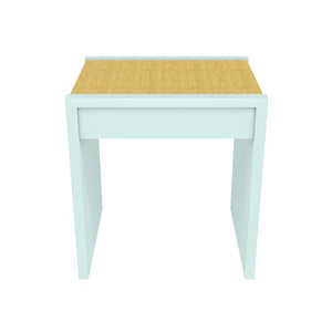 Harbour Island 1-Drawer Lacquer Side Table – Ocean Blue (Additional Colors Available)