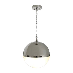 Worlds Away Harpo Globe Pendant - Nickel