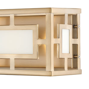 Libby Langdon For Crystorama Hillcrest 4 Light Vibrant Gold Bathroom Vanity