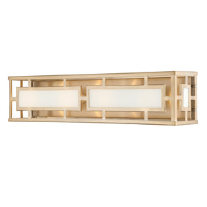 Libby Langdon For Crystorama Hillcrest 4 Light Vibrant Gold Bathroom Vanity