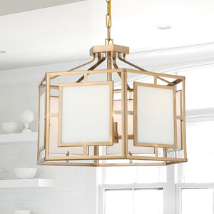 Libby Langdon For Crystorama Hillcrest 6 Light Vibrant Gold Chandelier