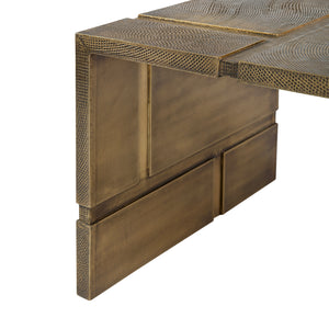 Coffee Table in Brass | Hollis Collection | Villa & House