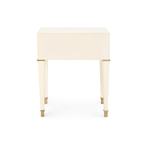 2-Drawer Side Table in Ivory | Hunter Collection | Villa & House