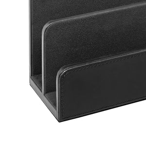 Letter Caddy in Black | Hunter Collection | Villa & House