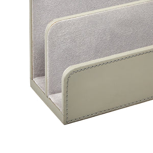 Letter Caddy in Gray | Hunter Collection | Villa & House