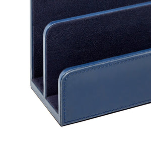Letter Caddy in Navy Blue | HunterCollection | Villa & House