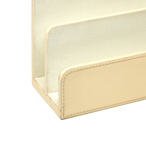 Letter Caddy in Ivory | Hunter Collection | Villa & House