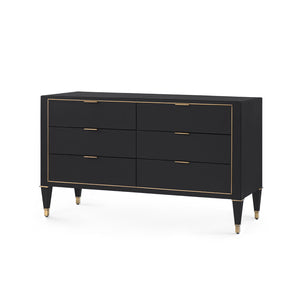 Extra Large 6-Drawer in Black | Hunter Collection | Villa & House