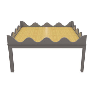 Hobe Sound 36" Lacquer Coffee Table - Charcoal (Additional Colors Available)