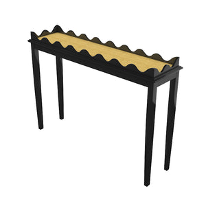 Hobe Sound Skinny Lacquer Console – Black (Additional Colors Available)
