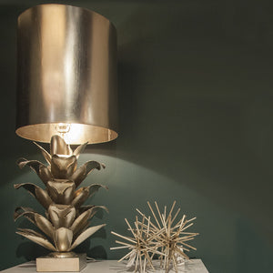 Worlds Away Arianna Palm Leaf Table Lamp – Silver Leaf
