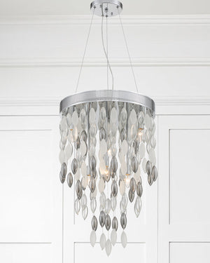 Hudson 6 Light Chrome Chandelier