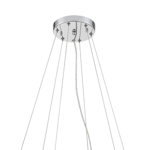 Hudson 9 Light Chrome Chandelier