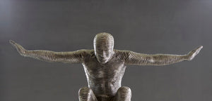 Outstretched Arms Sculpture, Aluminum, Large
