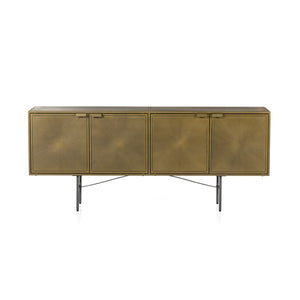 Sunburst Sideboard-Aged Brass