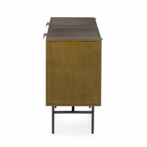 Sunburst Sideboard-Aged Brass