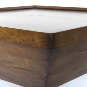 Drake Square Coffee Table - Reclaimed Fruitwood