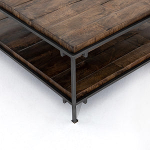 Simien Square Coffee Table-Gunmetal