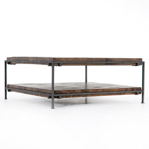 Simien Square Coffee Table-Gunmetal