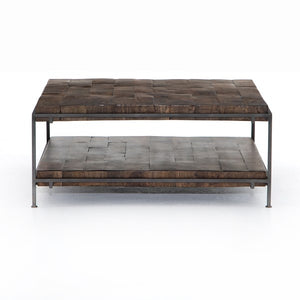 Simien Square Coffee Table-Gunmetal