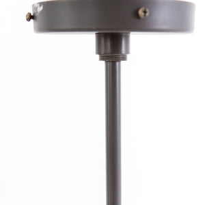 Ava Large Chandelier - Aged Metallic Glass
